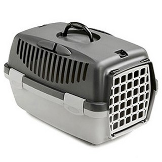 stefanplast 樂透 Gulliver1塑膠門 寵物外出籠, 灰色