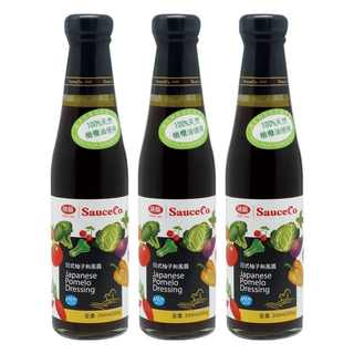 味榮 日式柚子和風醬, 100%天然檸檬油使用, 240ml, 3瓶