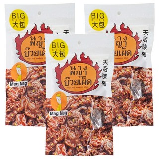Mag Mag 天后辣梅 泰式辣味梅子 大包裝, 119g, 3包