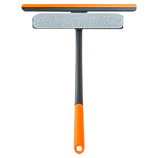 折疊刮窗清潔刷 ABS+海綿材質 雙層奈米海綿 360° 旋轉刮頭, 單一顏色, 1組