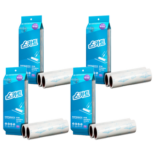 Scott 可麗舒 地板用黏塵滾筒 Easy & Quick 特大號補充包, 8個