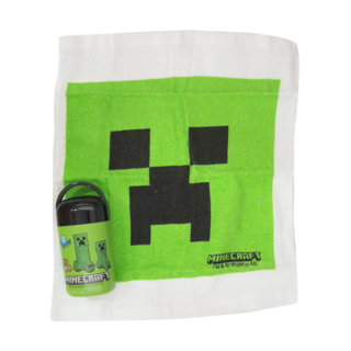 Skater 銀離子小方巾 + 收納盒組, Minecraft, 1組