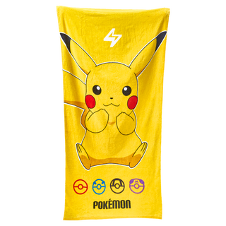 ONEDER 旺達棉品 寶可夢大浴巾 75x150cm, 100%棉, PK-DC002, 1條