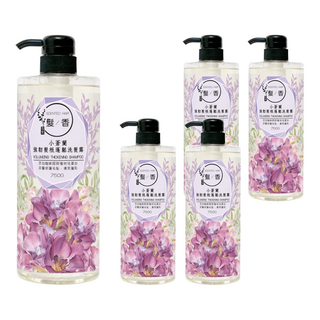 SOAPBERRY 古寶無患子 髮香 強韌髮根蓬鬆洗髮露 小蒼蘭, 750g, 5瓶