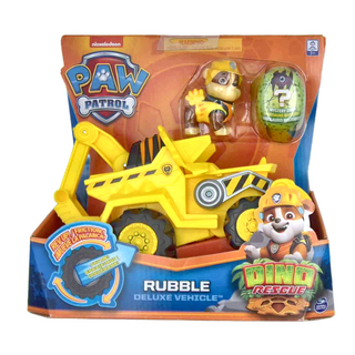 SPIN MASTER 汪汪隊立大功恐龍救援隊小礫豪華車輛組 + 恐龍救援工程車套裝, Yellow, 23 X 9.5 X 23cm, 1組