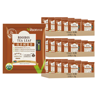 Vilson 米森 南非國寶茶, 3g, 10包, 3盒