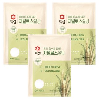 CJ BEKSUL 白雪 CJ白色木糖醇糖, 2kg, 3個