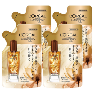 L'OREAL PARiS 巴黎萊雅 金緻護髮精油補充包 棕色, 90ml, 4包