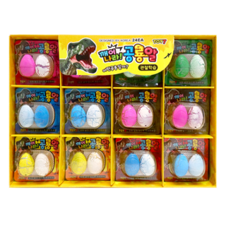 agaplus 泡水迷你恐龍蛋公仔 隨機出貨, 24個