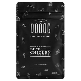 DOOOG 杜革 全貓無穀 田園什錦, 雞肉 + 鴨肉, 400g, 1包
