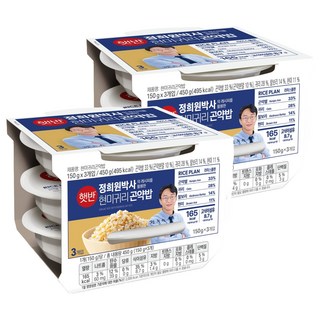 햇반 현미귀리곤약밥, 150g, 6개