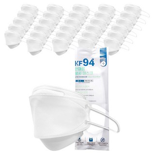 한스웰 한마음 황사 마스크 대형 KF94, 1개입, 50개, 화이트
