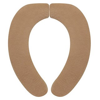 SANKO 高軟馬桶座墊 - 適用於可機洗 厚度0.9cm, 椰褐色, 1個