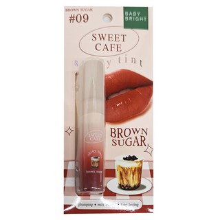BABY BRIGHT 甜蜜下午茶持久顯色水光潤唇釉 #09 Brown Sugar 水潤保濕 展現自然美感, 1件