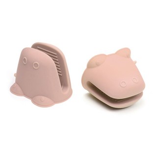 Pia 矽膠鱷魚鍋把手, 磚紅色, 2個