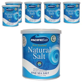 PACIFICSalt 天廚 紐西蘭日曬天然海鹽 保留天然礦物質成分, 300g, 6罐