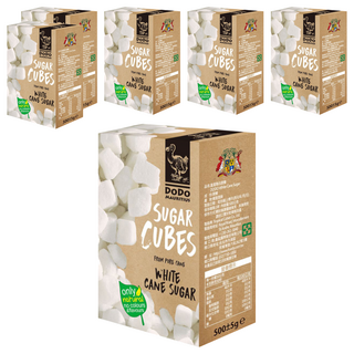 DODO 渡渡鳥 白蔗糖塊 天然蔗糖, 500g, 6盒