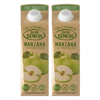 DON SIMON NFC蘋果汁, 1L, 2瓶