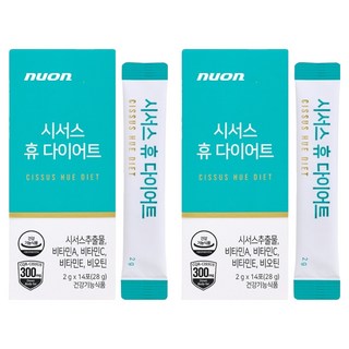 NUON 시서스 휴 다이어트 보조제 14p, 28g, 2개