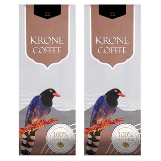 KRONE 皇雀 印尼曼特寧 100% Natural, 咖啡豆(無研磨), 227g, 2包