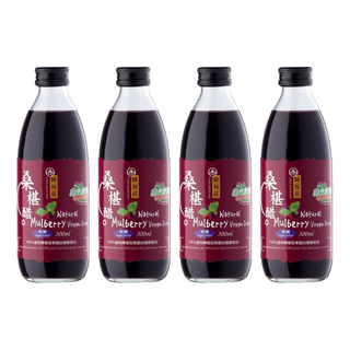 陳稼莊 即飲桑椹醋 300ml, 100%使用陳稼莊果園自種桑椹, 大陶甕長時間靜置發酵釀造, 無添加其他醋類, 4瓶