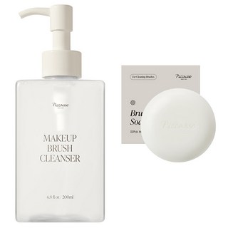PICCASSO 畢卡索 刷具清潔液 + 迷你潔面皂套組, 1套, 200ml
