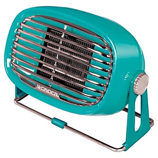 wonder 旺德電通 復古風陶瓷電暖器 WH-W26F 防火阻燃材質 PTC陶瓷發熱 機身角度可旋轉100度, 混色