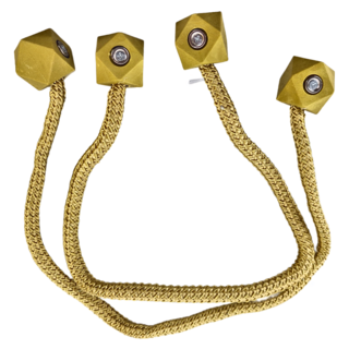 磁吸窗簾扣 Set, 金黃色, 1組