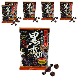 카수가이 구로 아메 흑설탕 사탕, 129g, 6개