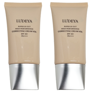 LUDEYA 露緹雅 極光綻白高效隔離霜 SPF50+ PA++++ 45ml, 單一顏色, 2條