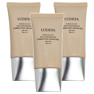 LUDEYA 露緹雅 極光綻白高效隔離霜 SPF50+ PA++++ 45ml, 單一顏色, 3條