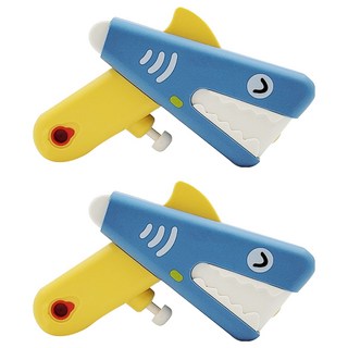 PUKU 藍色企鵝 樂活萌趣動物小水槍, 鯊魚/大象/海豚/恐龍造型, 3歲以上適用, 2個