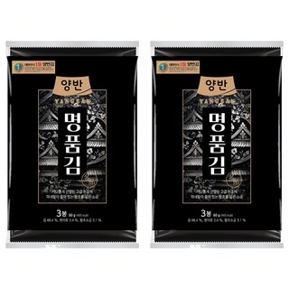 Dongwon 東遠 Yangban 兩班 名品海苔 全形 5入, 20g, 6個