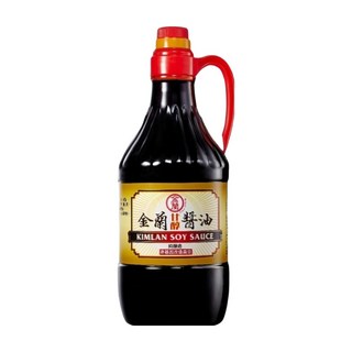KIMLAN 金蘭 甘醇醬油，非基因改造黃豆，無添加味精和防腐劑，適用於滷、炒、沾、拌, 1.5L, 1瓶