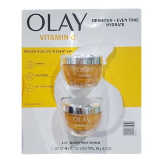 OLAY 歐蕾 Regenerist維生素C+胜肽24保濕霜, 48g, 2罐