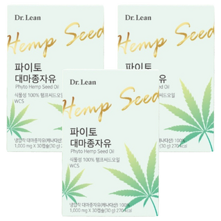 닥터린 파이토 대마종자유, 30정, 3개