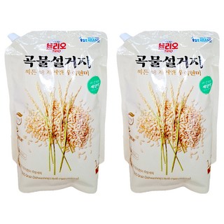 Trio 穀物蔬果碗盤洗潔精補充包 糙米, 1.2L, 2包