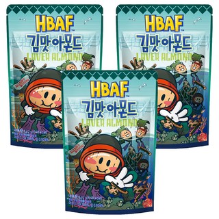 HBAF 杏仁果 海苔味, 120g, 3包
