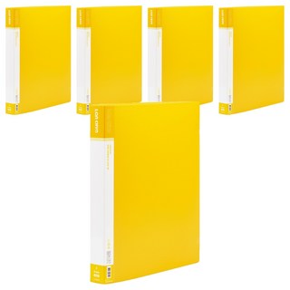 Lan CHYn 連勤牌文具 pp 三孔1/d型夾, 黃色, 5入