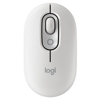 logitech 羅技 pop mouse 無線藍牙滑鼠, 珍珠白