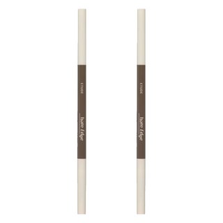 ETUDE 素描高手極細素眉筆 0.1g, 02 自然棕, 2支