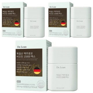 Dr.Lean 德國產啤酒酵母生物素15000 Max 60入, 30g, 3個