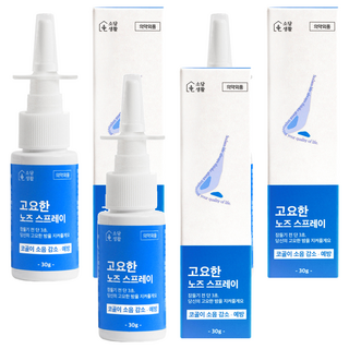 소담생활 고요한 노즈 스프레이 30ml, 3개