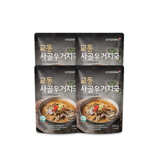 GYODONG 校洞食品 乾白菜牛骨湯即食調理包, 500g, 4包