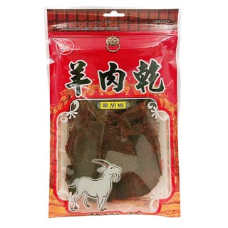 進發 羊肉乾 黑胡椒口味, 150g, 1包