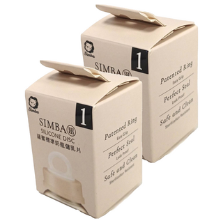 Simba 小獅王辛巴 蘊蜜標準奶瓶儲乳片 5入, 透明, 2盒
