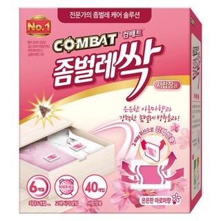 COMBAT 威滅 衣櫃專用抽屜清潔片, 20g, 1組