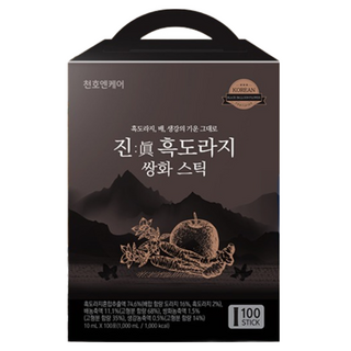 천호엔케어 진 흑도라지 쌍화 스틱, 1L, 100개