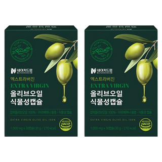 NATUREDREAM 特級初榨橄欖油植物性膠囊, 2個, 30錠
