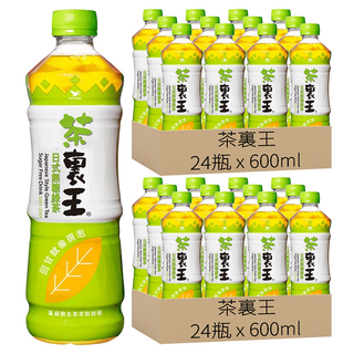 茶裏王 日式無糖綠茶, 600ml, 48瓶